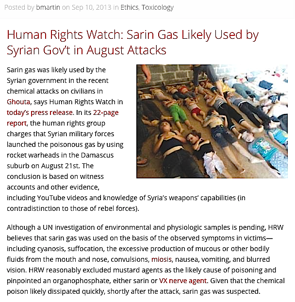 sarin attac. Syria